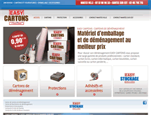 Tablet Screenshot of easy-cartons.com